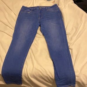 AE high rise jegging indigo